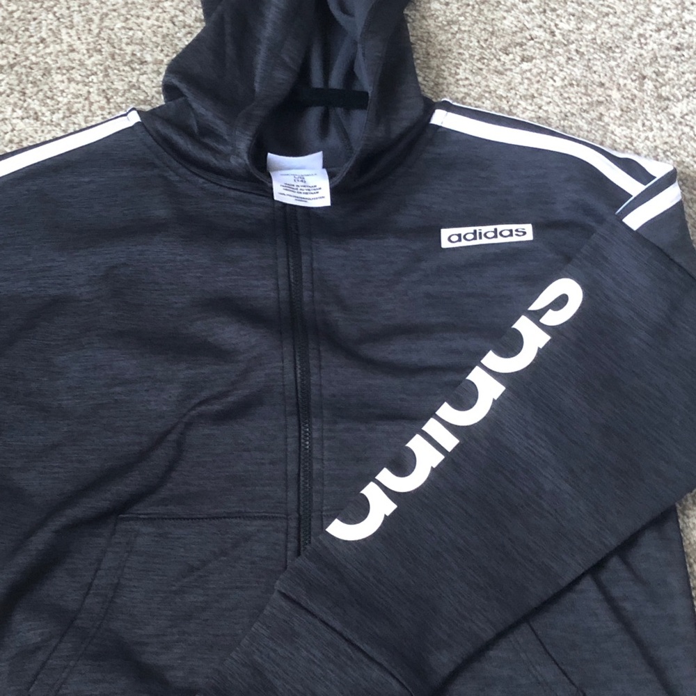 black adidas jacket